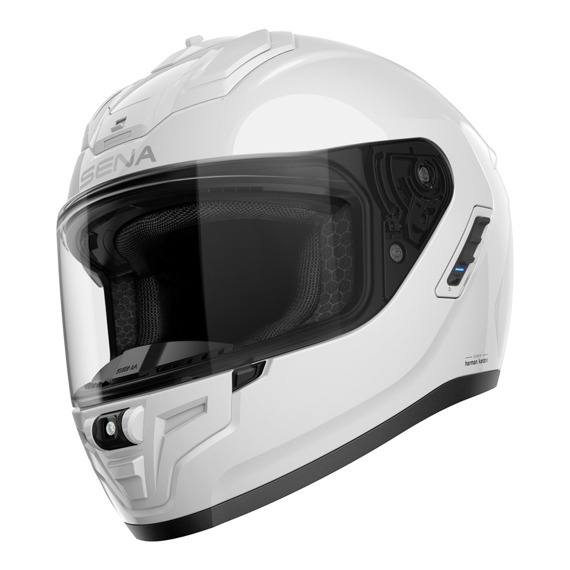 Sena Phantom Smart Helmet with Mesh Comms – Gloss White