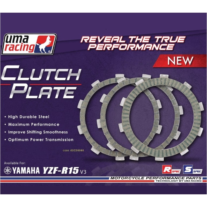 UMA RACING CLUTCH DISC CLUTCH PLATES R15V3 R15V4 MT15 02CD0080