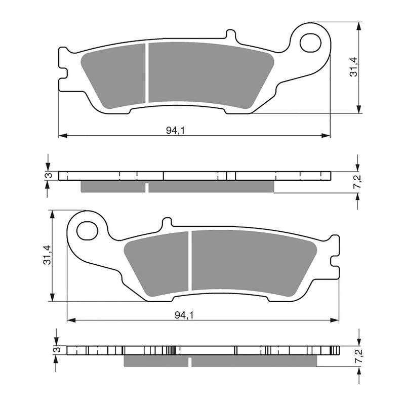 GOLDfren Brake Pads GF248 – S3