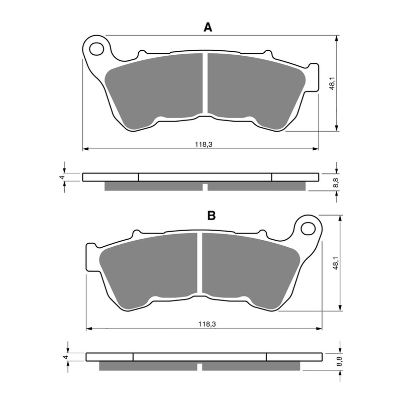 GOLDfren Brake Pads Sintered Sports GF359 – S3 ( P468 )