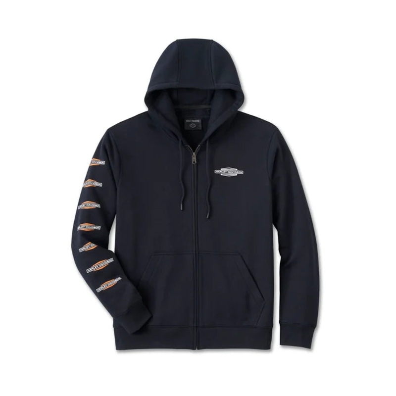 Genuine Harley-Davidson Roaring Balaclava Hoodie – Harley Black   96004-25VM
