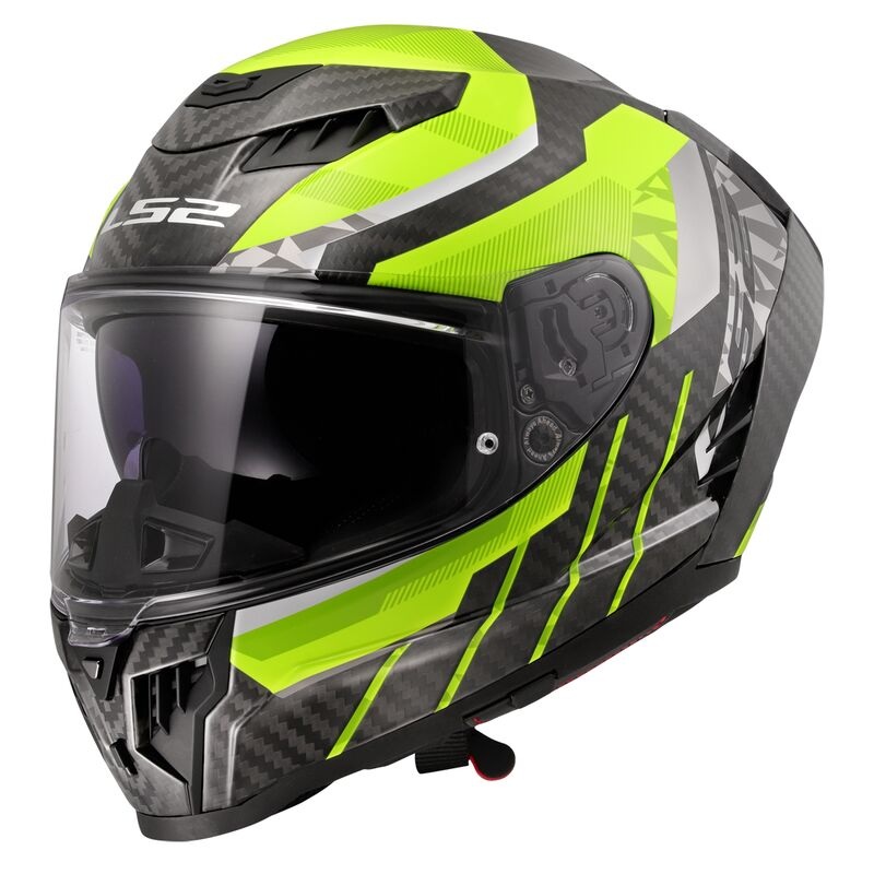 LS2 FF807 Dragon Trax Hi-Vis Yellow