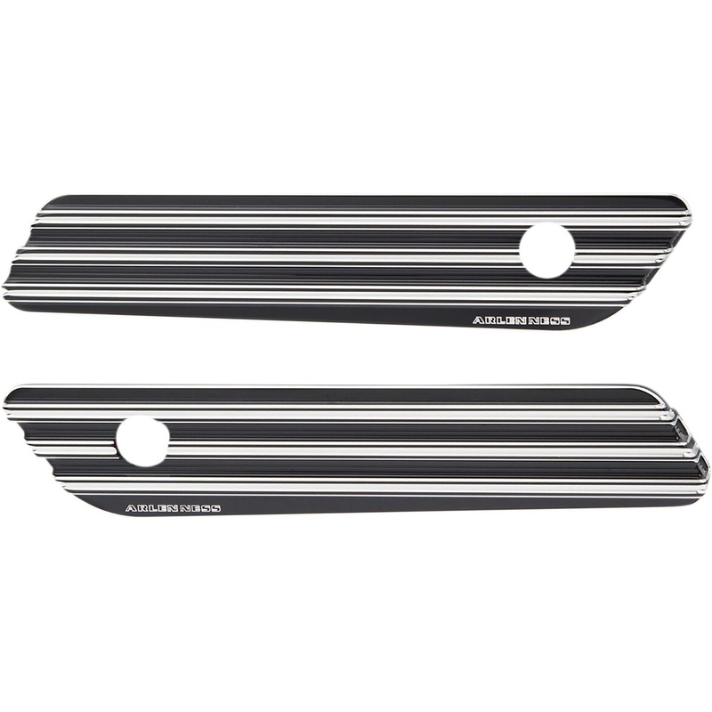 10-Gauge Saddlebag Latch Covers, Black – 14-24 Touring