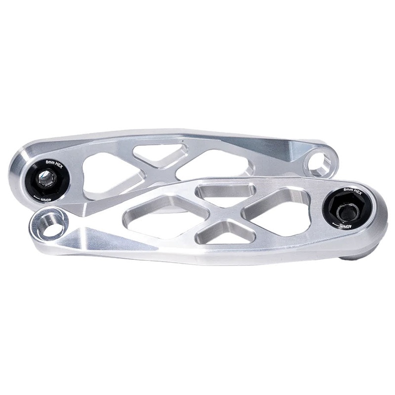 5Dev Bosch eCranks – IS Spline Drive – 160mm  – Clear/Raw