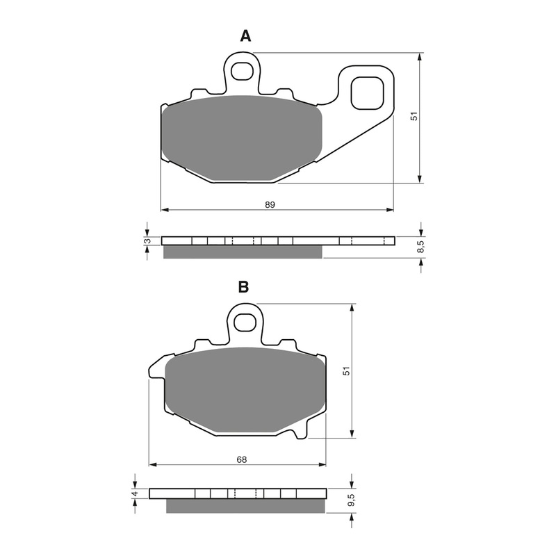GOLDfren Brake Pads Sintered Sports GF093 – S3 ( PH124 )