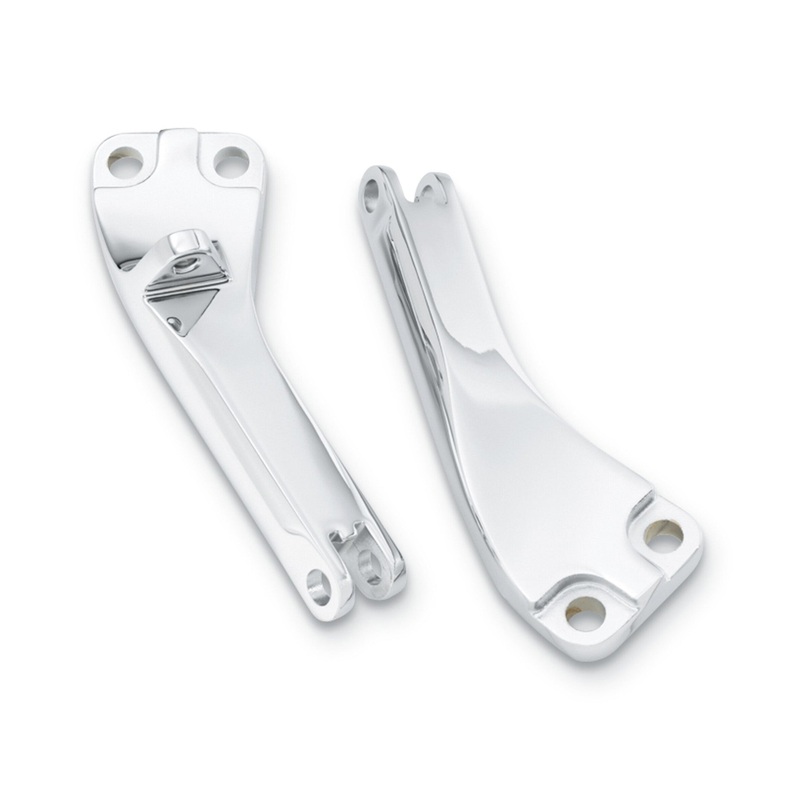 Harley Davidson 49249-06 Chrome Passenger Footpeg Support Kit KIT SUPPORT,PSNGR FTPEG,CHRM/D