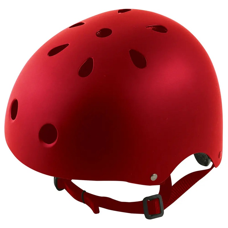 Oxford Bomber Cycle Helmet Matt Red