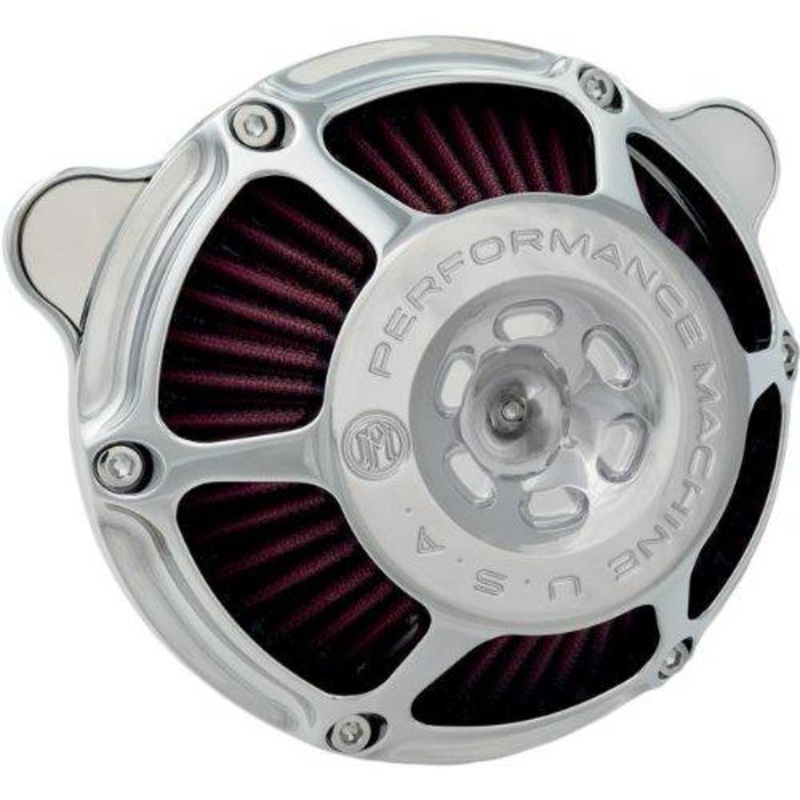 Performance Machine Max HP Air Cleaner – Chrome 0206-2081-CH