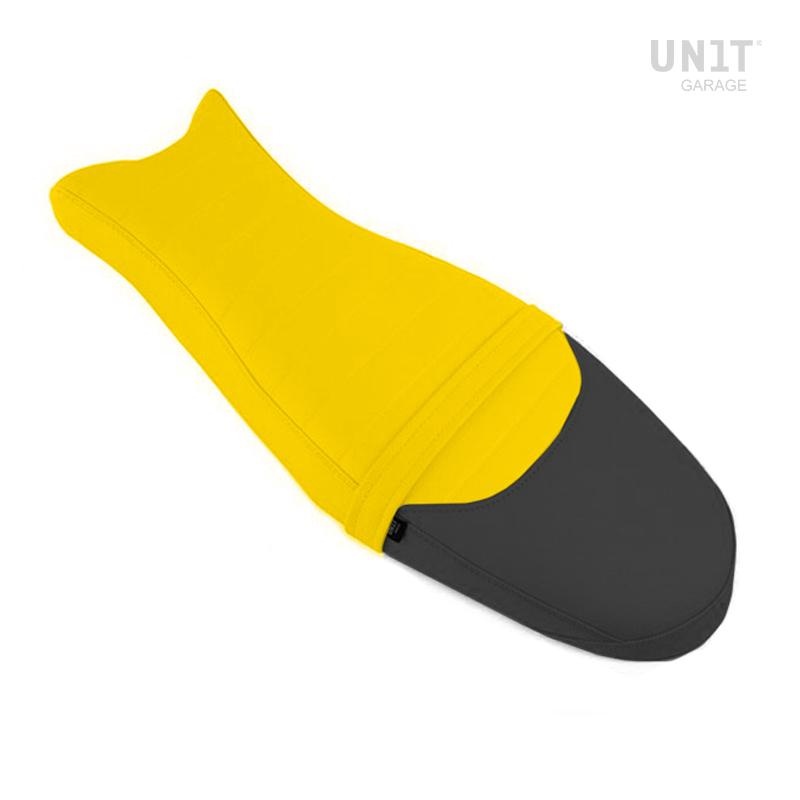 Unit Garage R9T Series Biposto Sky GEL Seat – Yellow 40/Black