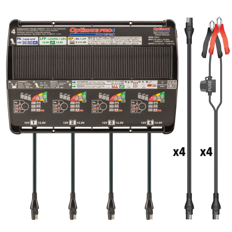 OptiMate PRO-4 Duo Multi-Charger