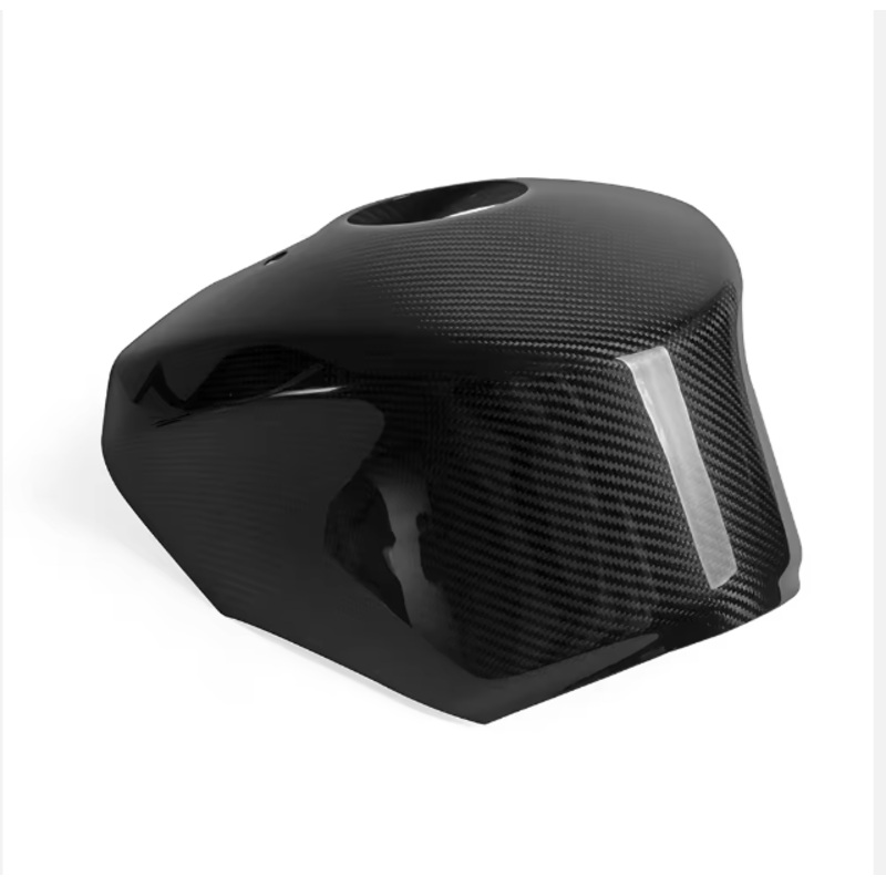 SBK Motorcycle 100% Full Carbon Fiber Full Raised Version Tank Cover For S1000RR In Twill Weave Gloss Black 2015-2024