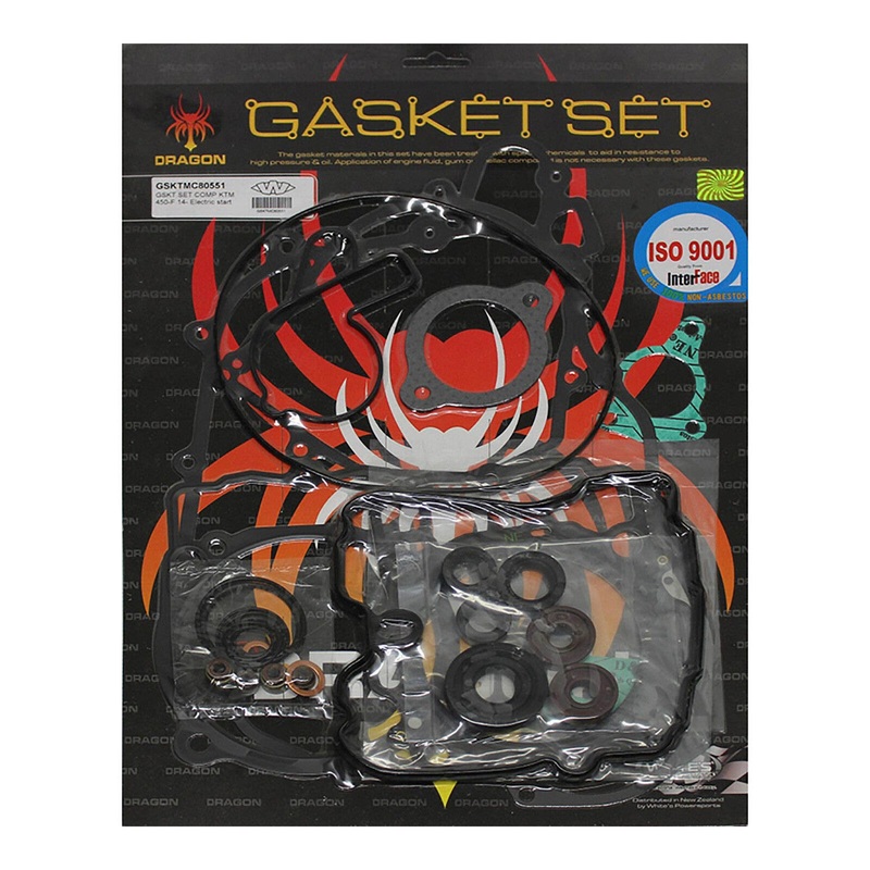 Whites Complete Gasket Set KTM 450-F ’14- Electric Start
