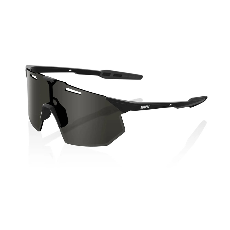 100% Hypercraft SQ Glasses Matt Black / Smoke Lens