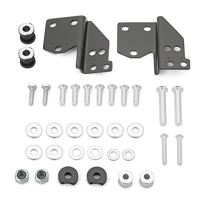 1997-2008 Harley Touring Road King Sissy Bar Tour Pack Rack Docking Hardware Kits