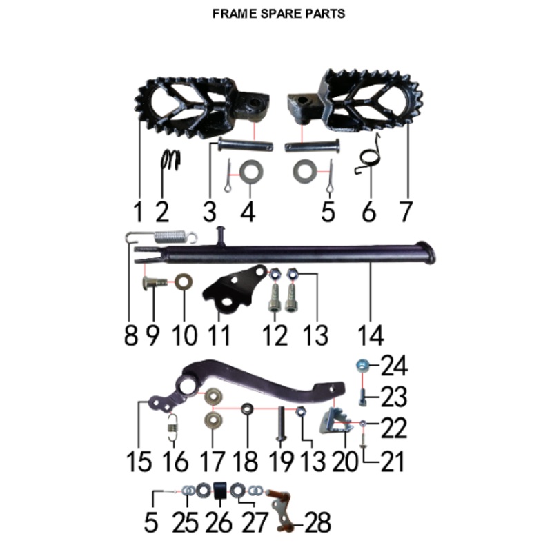 Bearing – 150DH & 230DH Gas Dirt Bike