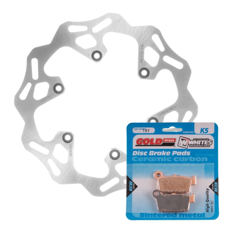 Brake Disc & Pad Rear Kit – Yamaha YZ250F ’03-’19 – Wave