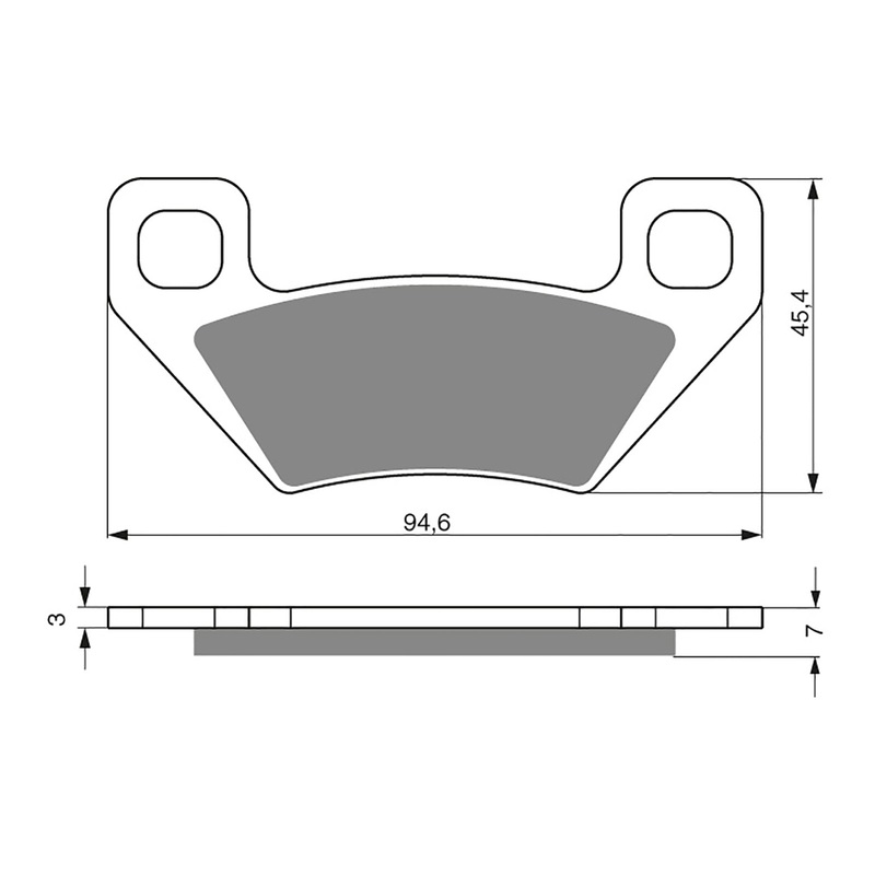 GOLDfren Brake Pads Off-Road Racing GF254 – K5 ( PR344 )
