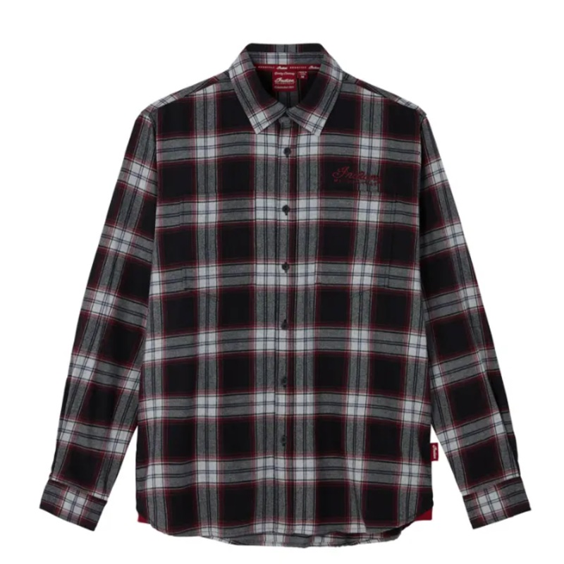Men’s Memphis Plaid Shirt, Red