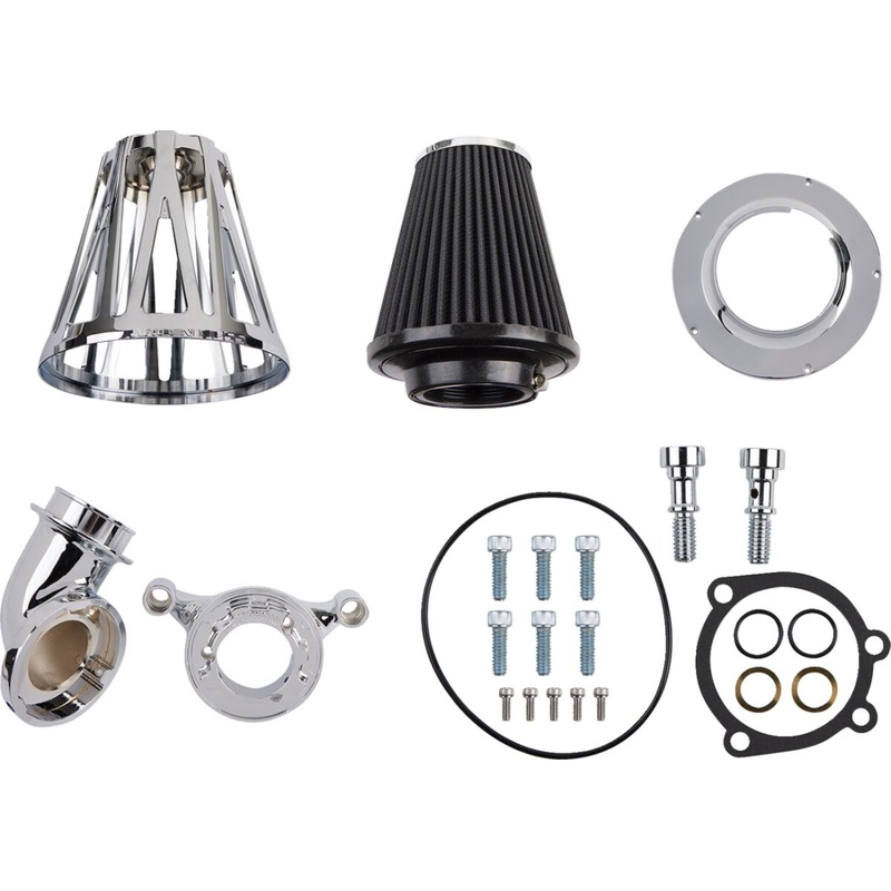CrossFire Monster Sucker Air Cleaner, Chrome – 00-17 Twin Cam
