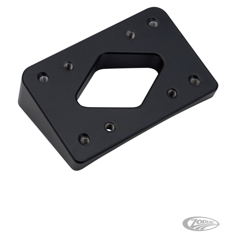 Wedged Rear Fender License Frame Mount