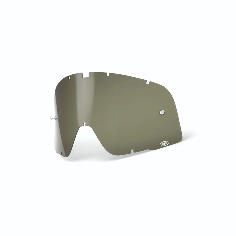 100% Barstow Replacement Dalloz Curved Lens Olive