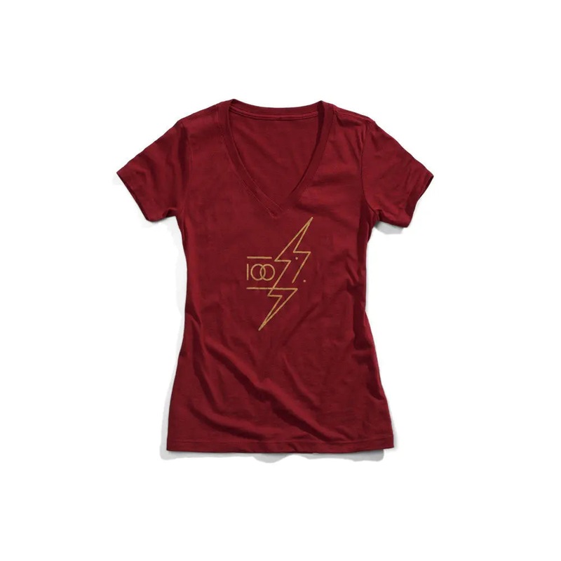 100% Helgi Ladies T-Shirt Brick