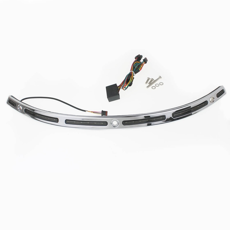 LED Windshield Trim Illuminated for Harley 2014-2023 | Mactions