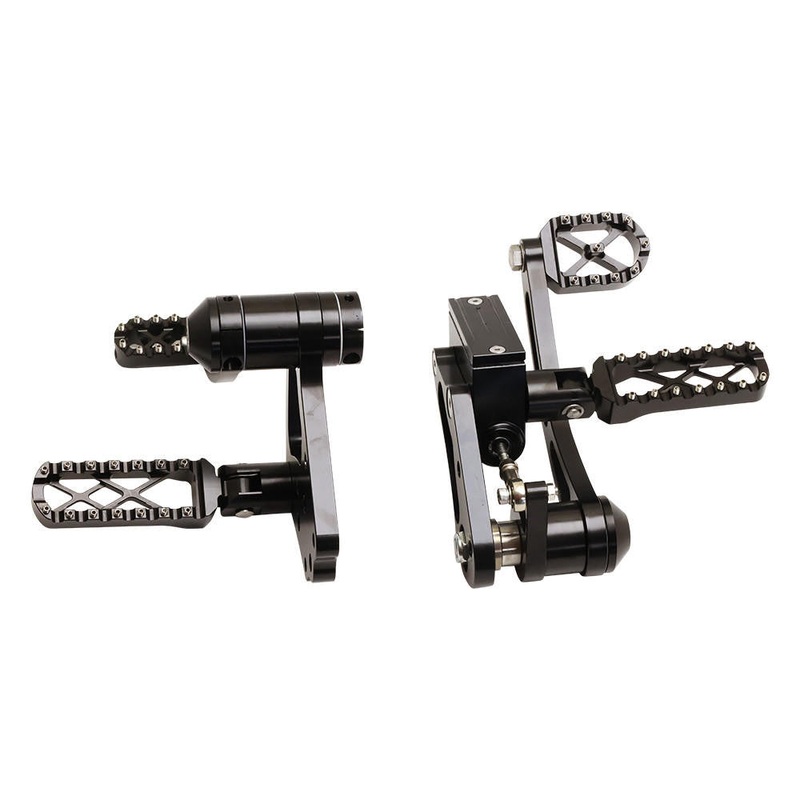 MX Peg Billet Forward Controls 1936-1999 Harley Big Twin – Black