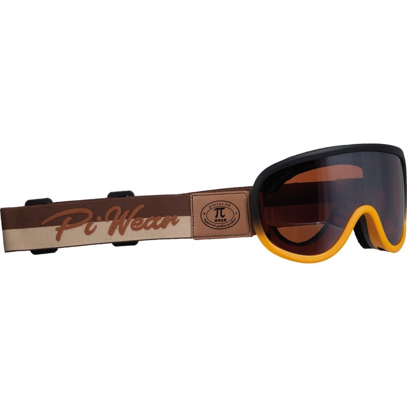 PiWear Arizona Goggle Orange Frame / Brown Strap