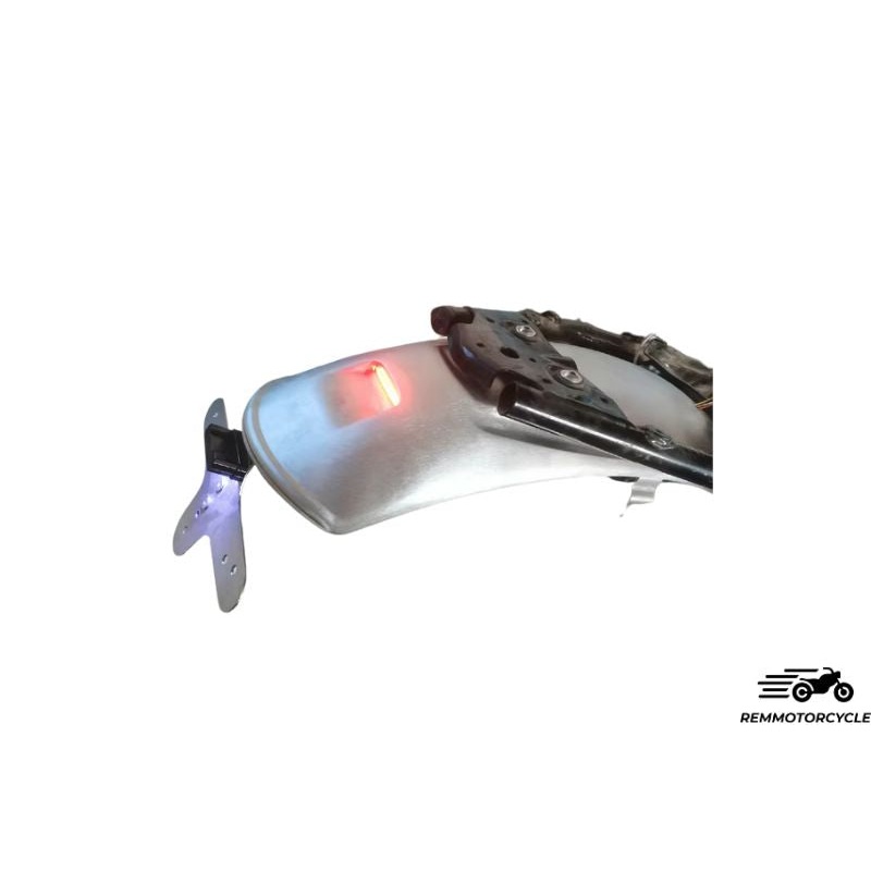 Rear Fender with Integrated LED Lighting + License Plate Holder