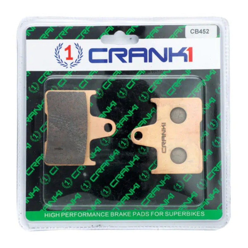 BRAKE PADS REAR HD SPORTSTER IRON 883 -2014 TO 2017  CB452  CRANK1 Sintered Brake Pad