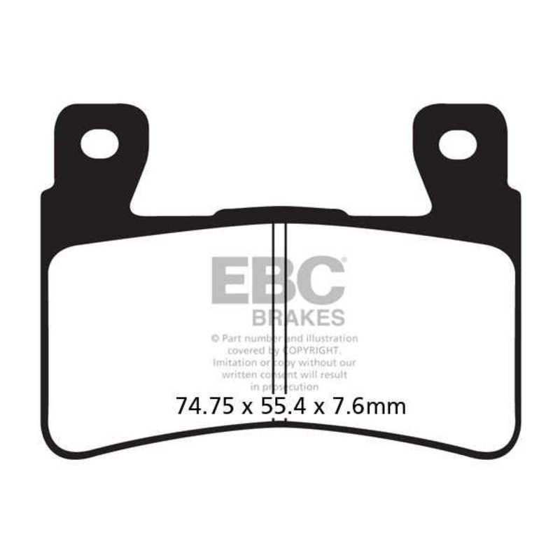 Brakes – FA296HH Fully Sintered  – EBC (Front)