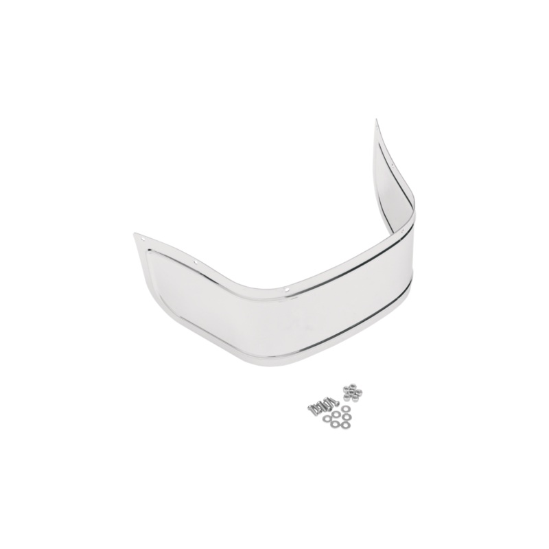 Front Fender Skirt – 80-13 FLT/FLHT – Smooth Chrome