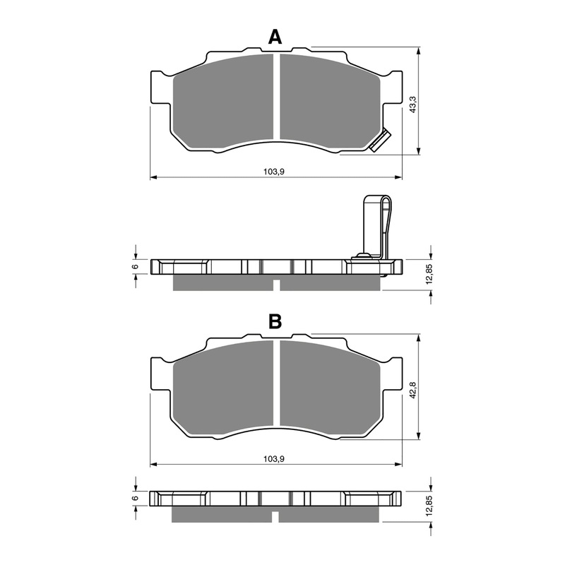 GOLDfren Brake Pads Off-Road Racing GF339 – K5 ( PR410 )