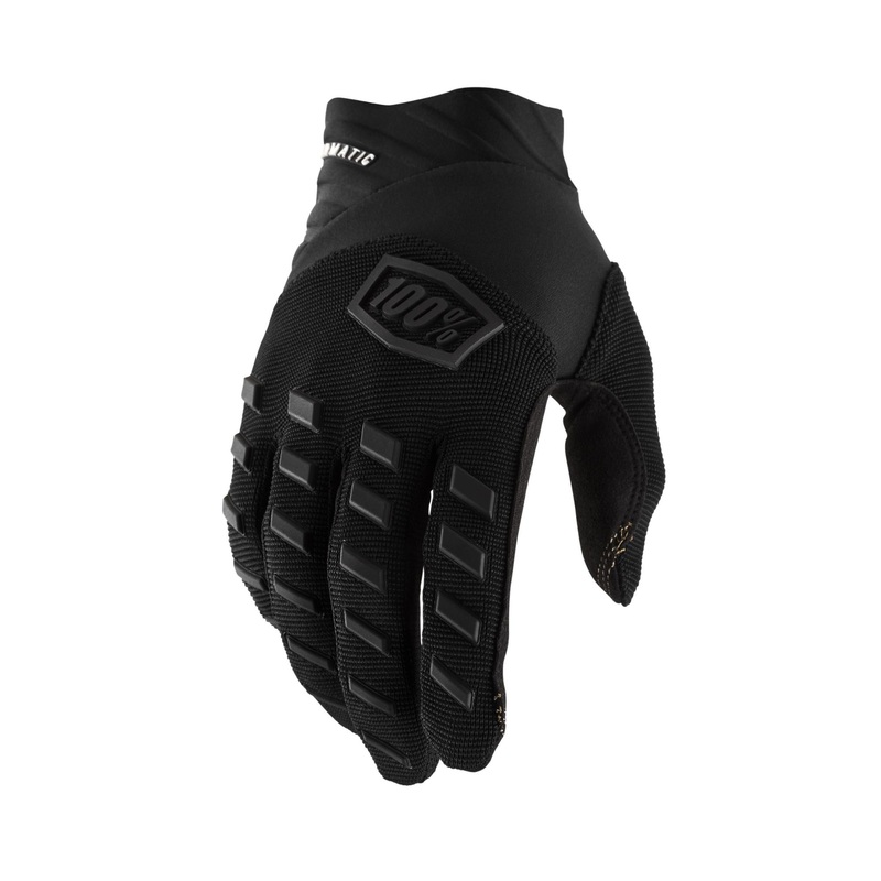 100% Airmatic Gloves Black / Charcoal