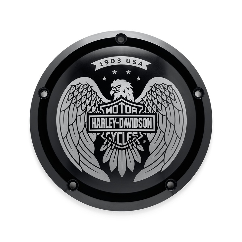 Harley Davidson 25701551 Eagle Bar & Shield Derby Cover KIT,CVR/SLG,CL,GRAPHIC EAGLE