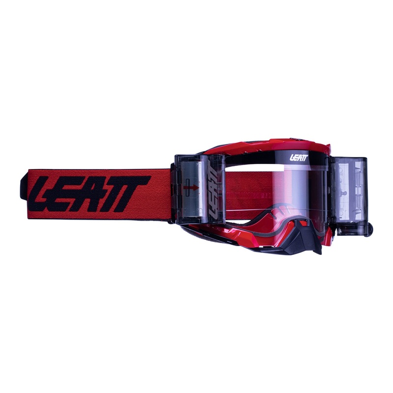 Leatt 5.5 Velocity Goggle Roll-Off – Red / Clear 83%