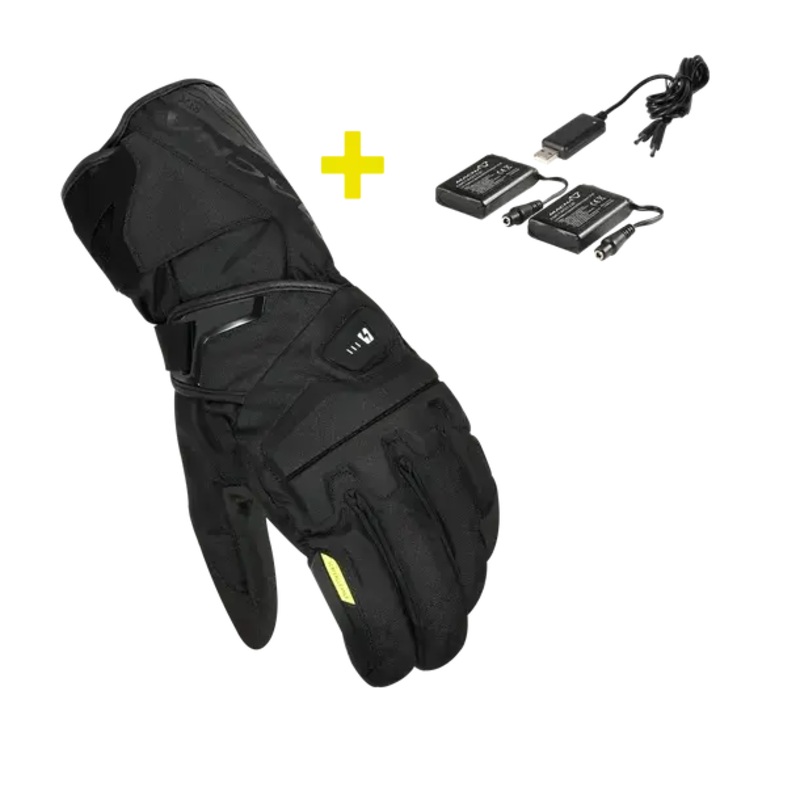 Macna Foton 2.0 RTX Heated Gloves With Kit Black