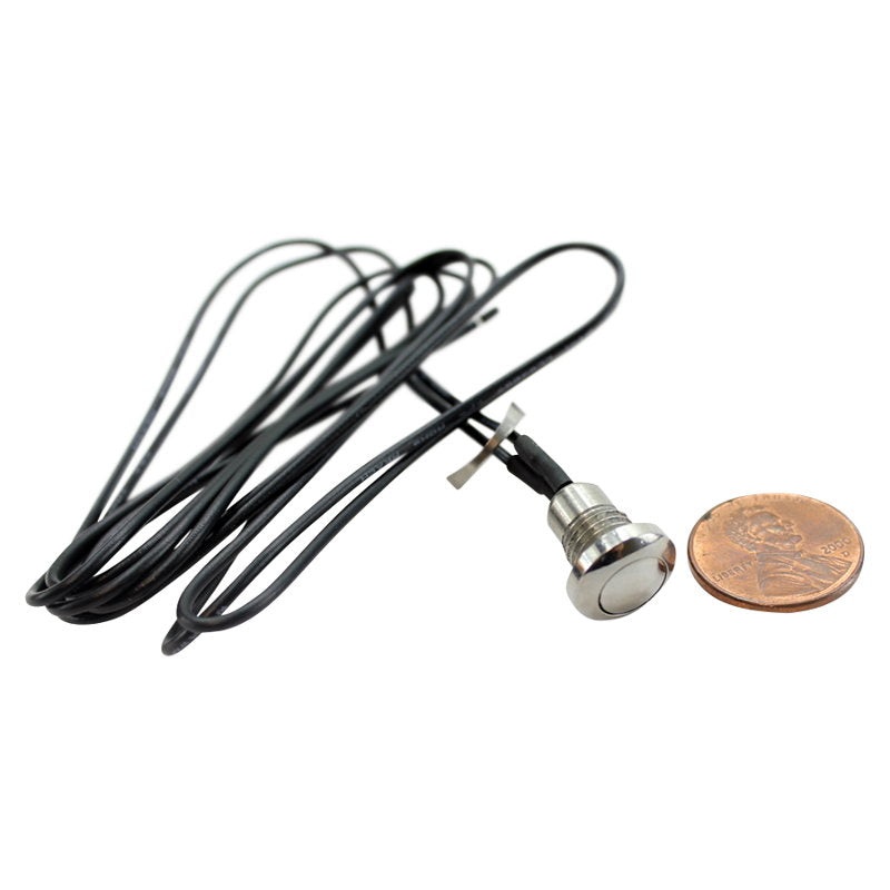 Momentary Pushbutton Switch for Handlebars or Flat Surface