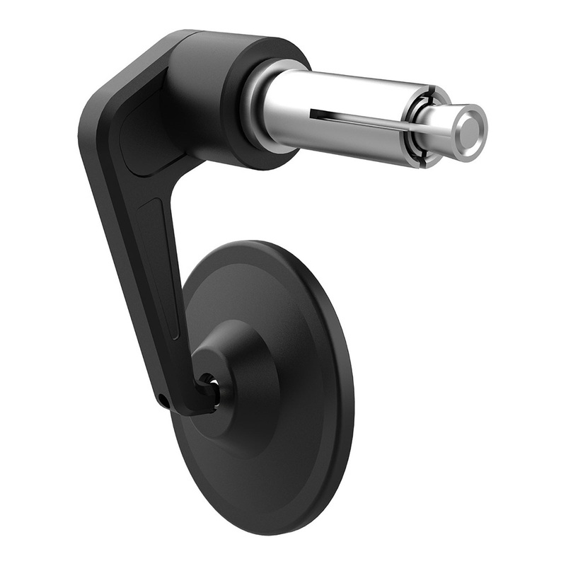 Oxford Street Billet Alloy Bar End Mirror Left – Black