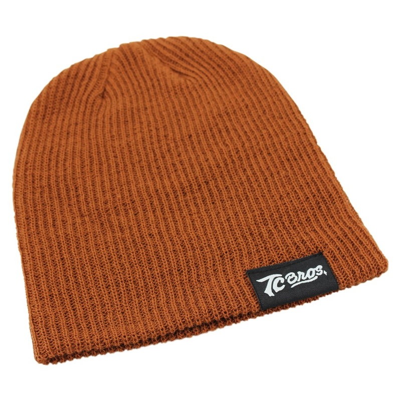 TC Bros. Slouch Beanie – Rust
