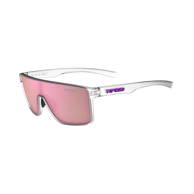 Tifosi Sanctum Single Lens Cycle Sunglasses Satin Clear