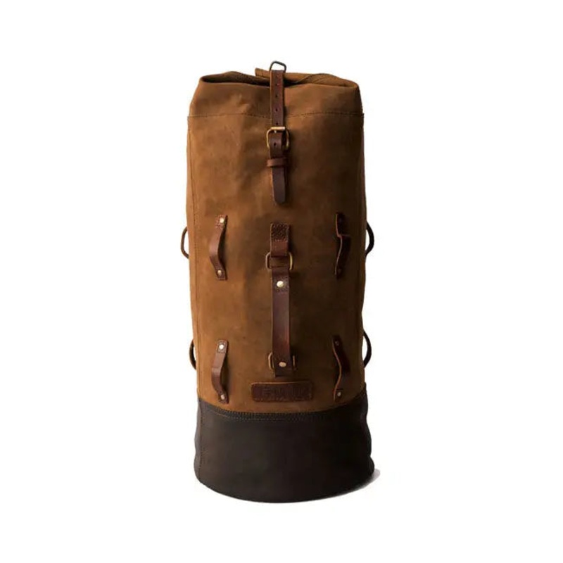 Trip Machine Military Duffle Bag Tobacco Brown