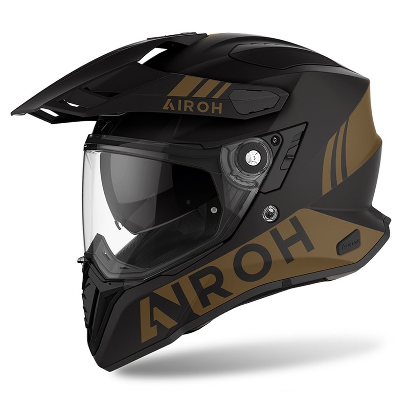 Airoh Commander ‘Gold’ Adventure Motorcycle Helmet – Gold Matt – XXL