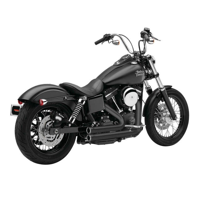 Cobra – Speedster 909 Exhaust System – 2012 – 2017 Dyna FXD- Black