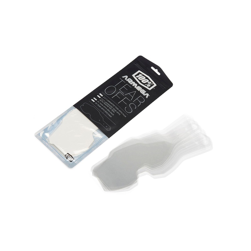 100% Armega Goggle Standard Tear-Offs – 50 Pieces