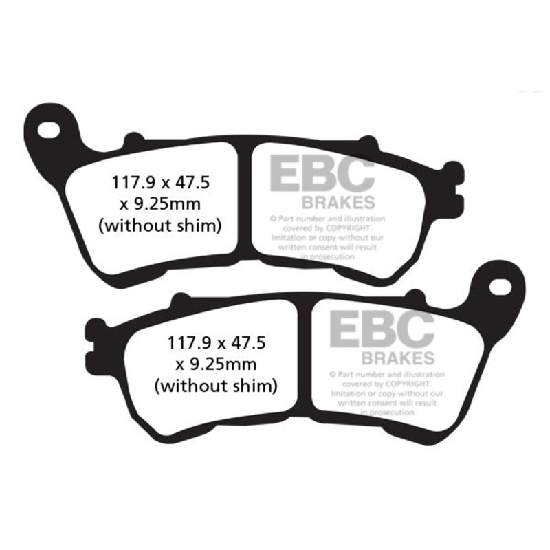 Brakes – FA640 Organic – EBC (Front)