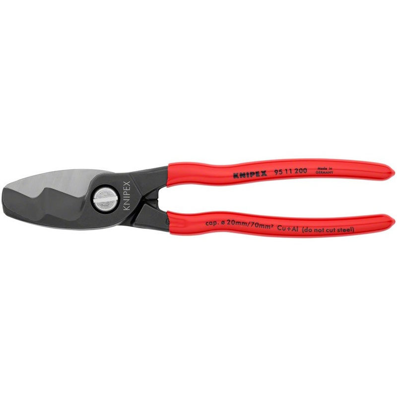 Knipex Cable Shears with Twin Cutting Edge – 8″