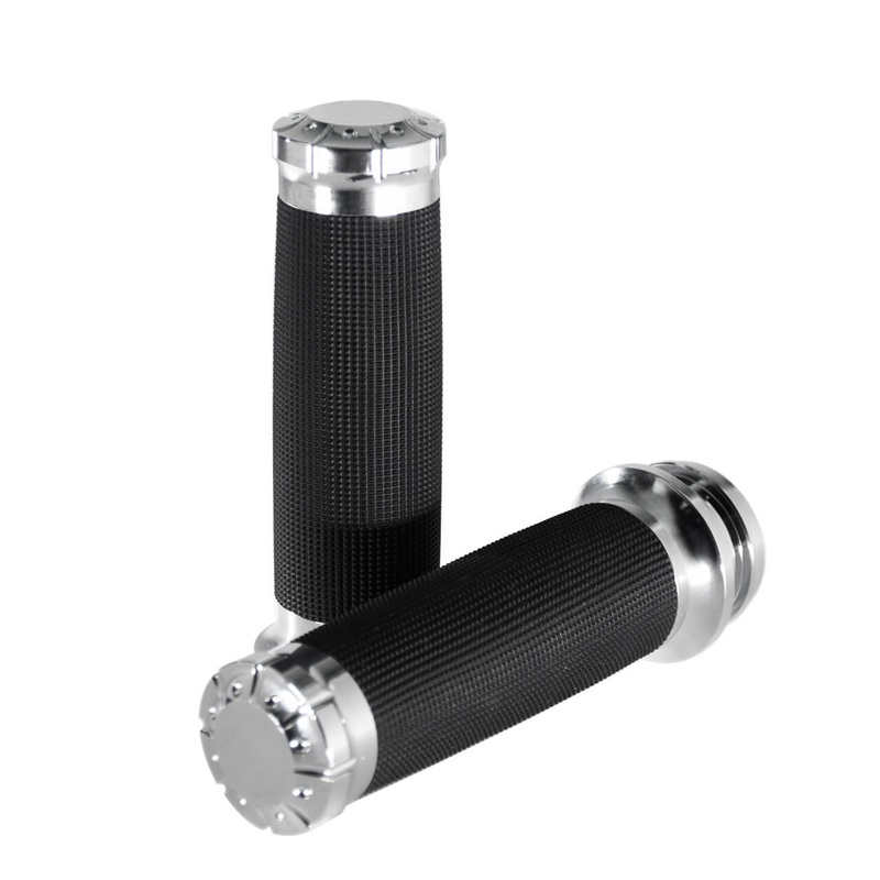 Motorcycle 1inch Handlebar Grips for Harley Touring Softail | Mactions