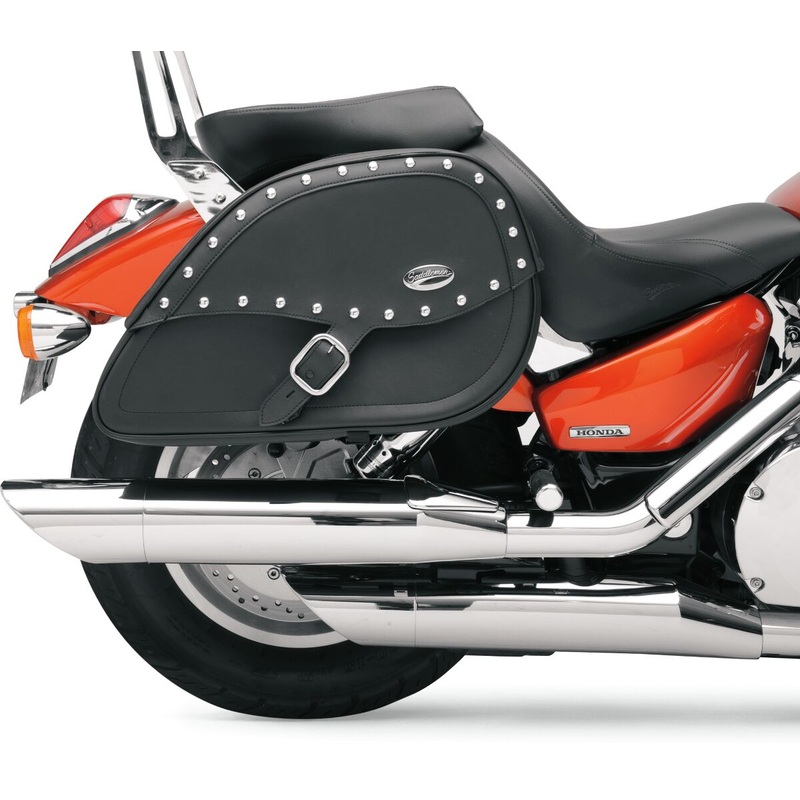 Saddlemen Desperado Rigid-Mount Specific-Fit Teardrop Saddlebags Black For Yamaha XVS 1100 1999-2002